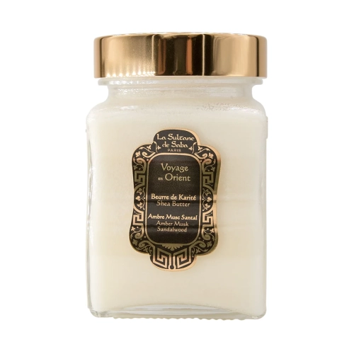 Shea Butter Amber Musk Sandalwood, 300 g - Naturalne Masło Shea z Ambra i Sandałowcem