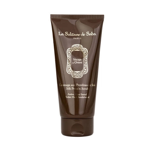 Silk Protein Scrub Amber Musk Sandalwood, 200 ml - Scrub Silikonowy z Ambra i Sandałowcem