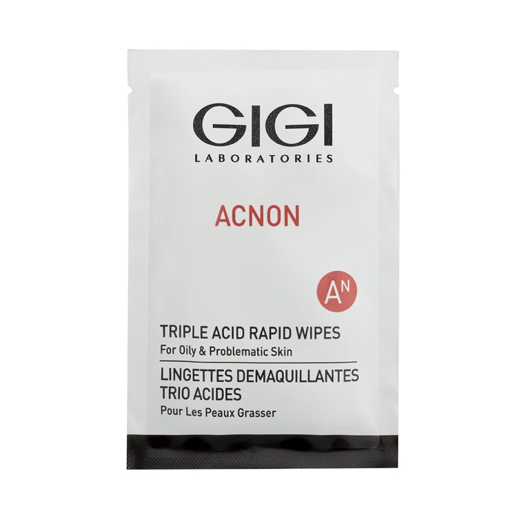 ACNON TRIPLE ACID RAPID WIPES, 30 szt. - Nasączane chusteczki peelingujące