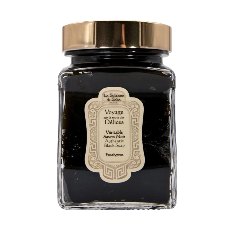 Eucalyptus Black Soap, 300 g - Naturalne Czarne Mydło Eukaliptusowe
