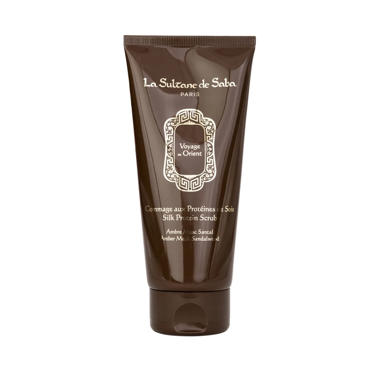Silk Protein Scrub Amber Musk Sandalwood, 200 ml - Scrub Silikonowy z Ambra i Sandałowcem