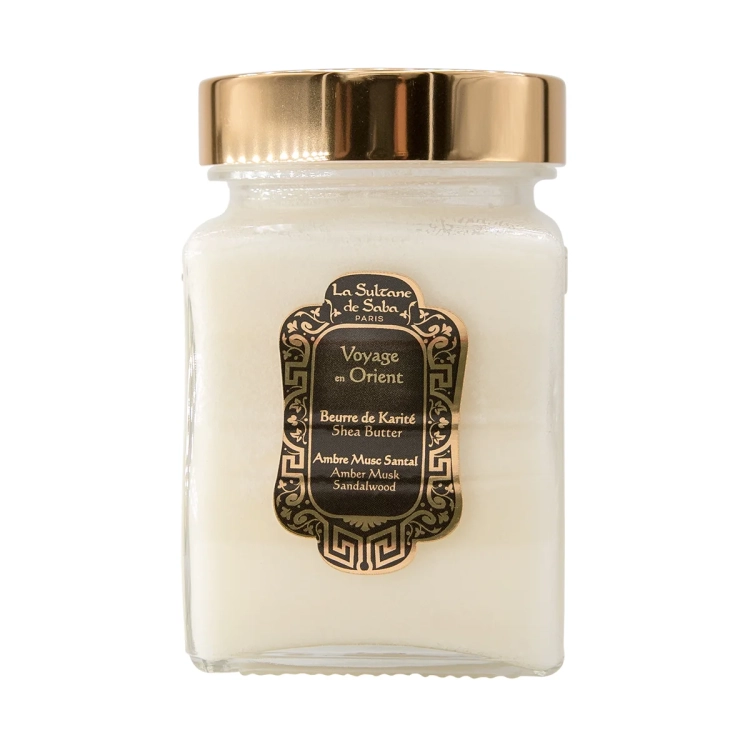 Shea Butter Amber Musk Sandalwood, 300 g - Naturalne Masło Shea z Ambra i Sandałowcem