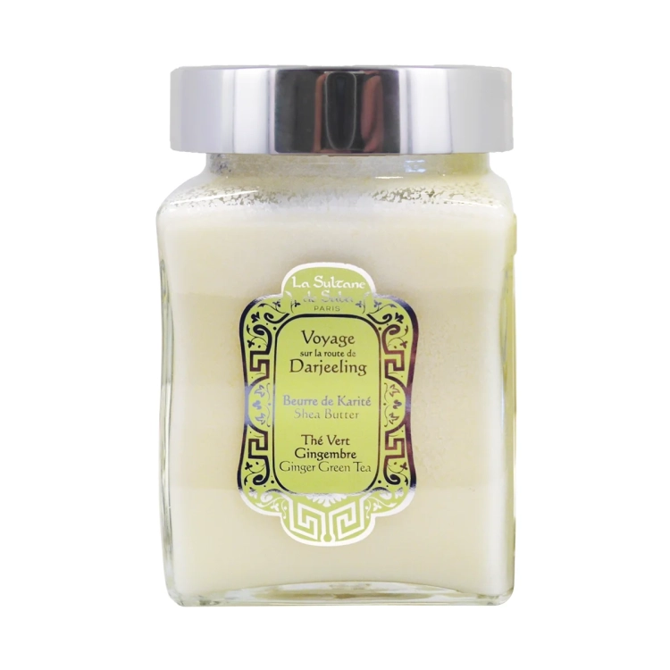Shea Butter Ginger Green Tea, 300 g - Naturalne Masło Shea z Imbirem i Zieloną Herbatą