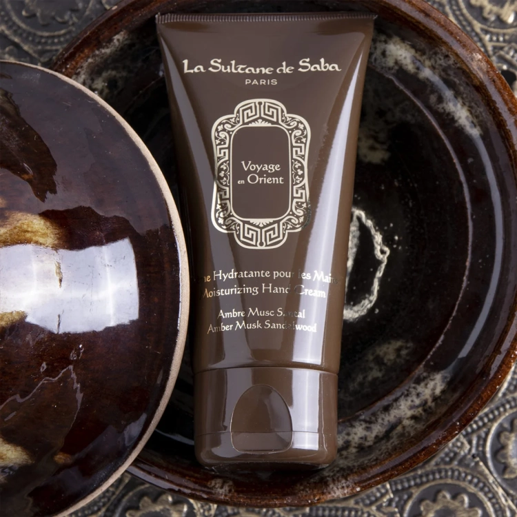 Amber Musk Sandalwood Moisturizing Hand Cream, 50 ml - Krem do Rąk Nawilżający z Ambra i Sandałowcem