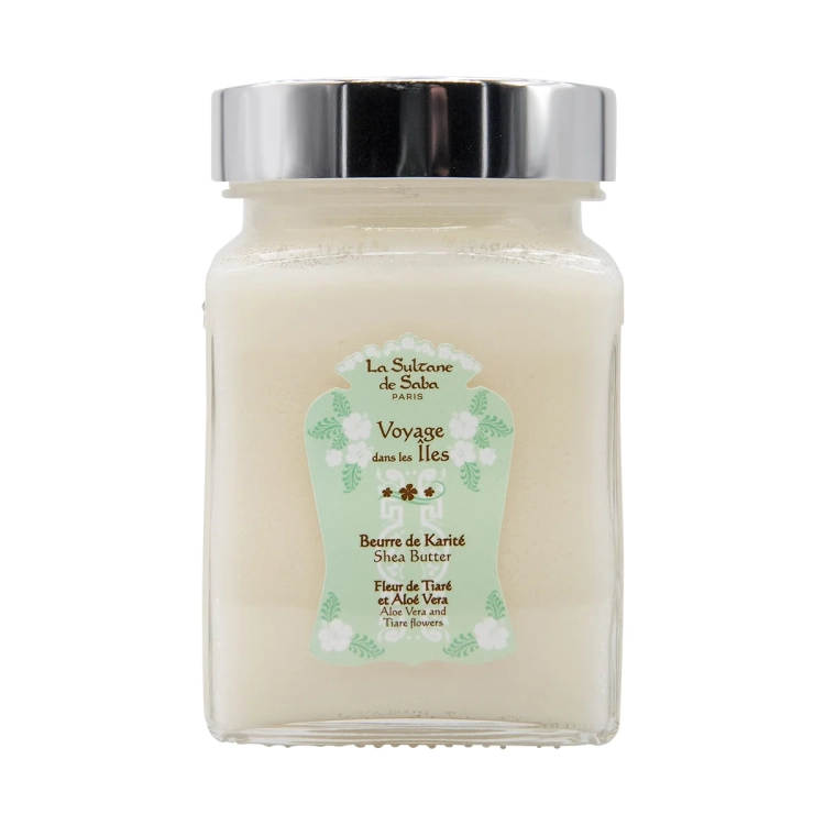 Aloe Vera and Tiare Shea Butter, 300 g - Masło Shea z Aloesem i Kwiatem Tiare