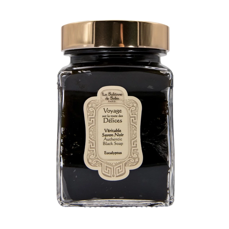 Eucalyptus Black Soap, 300 g - Naturalne Czarne Mydło Eukaliptusowe