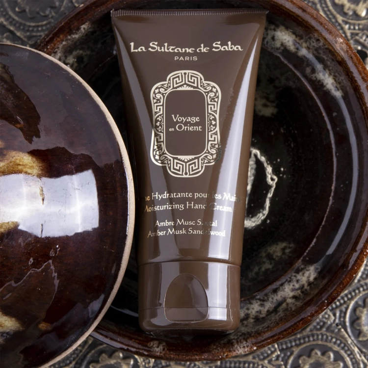 Amber Musk Sandalwood Moisturizing Hand Cream, 50 ml - Krem do Rąk Nawilżający z Ambra i Sandałowcem